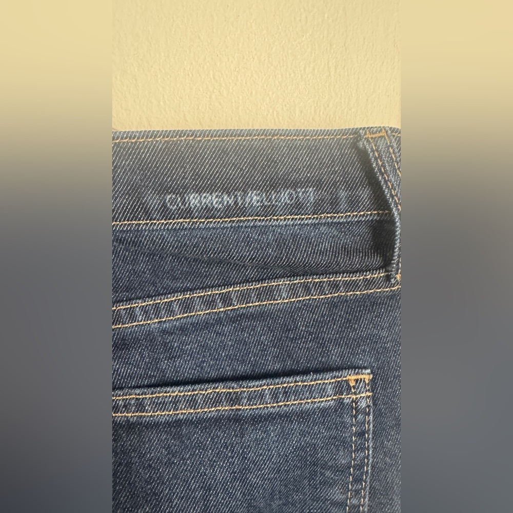 Current/Elliott Deep Indigo Cropped Jeans - Picture 4 of 6